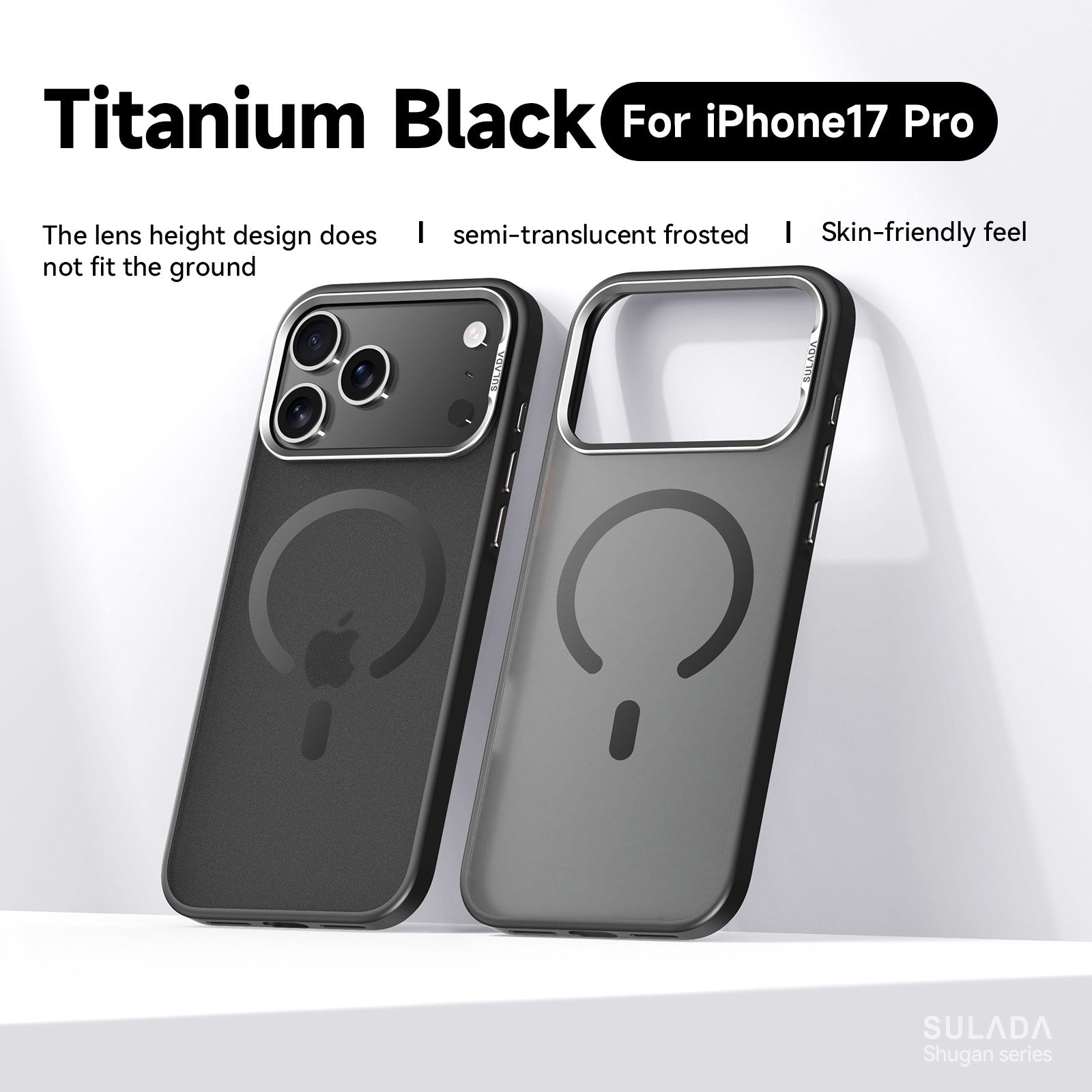Frosted Magnetic Case Shockproof Hybrid Cover for Iphone 17 Pro Max/17 Pro/17