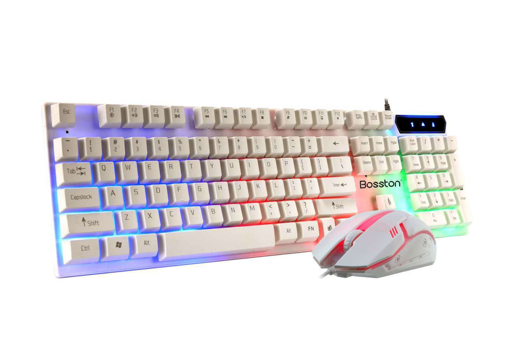 Bolton 8310 floating keyboard mouse set machinery radium vulture feel character colorful glowing accessories wholesale