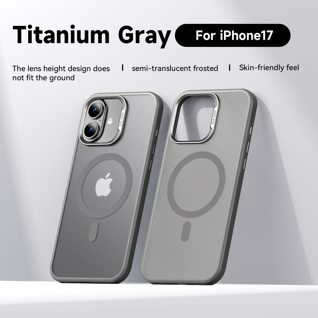 Frosted Magnetic Case Shockproof Hybrid Cover for Iphone 17 Pro Max/17 Pro/17