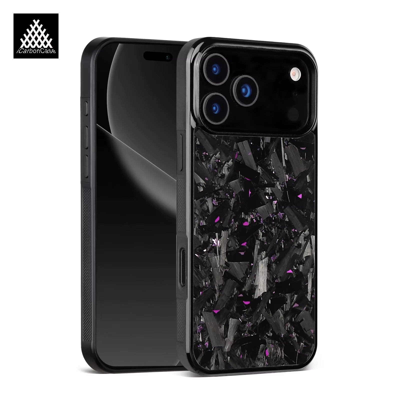 Magnetic Big Colored Forged Carbon Fiber Case for New Iphone 17 Air 17Pro 17 Pro Max Protective Premium Phone Cover with Magsafe