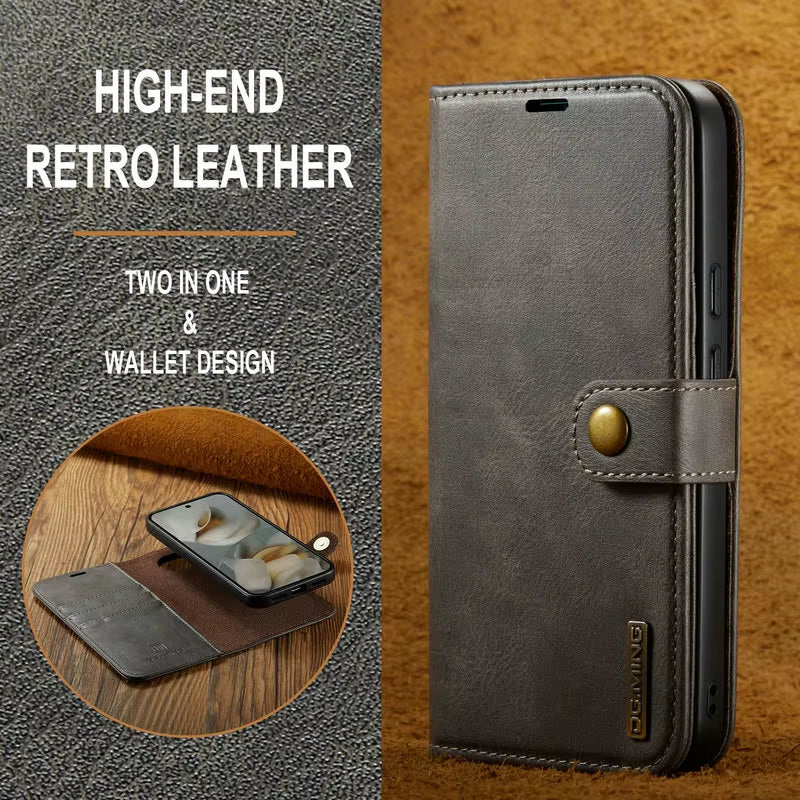 For Iphone 17 Pro Max 5G 2025 Luxury Case 2In1 Detachable Leather Wallet Funda for Iphone 17 Air Case Iphone17 Pro Magnet Cover