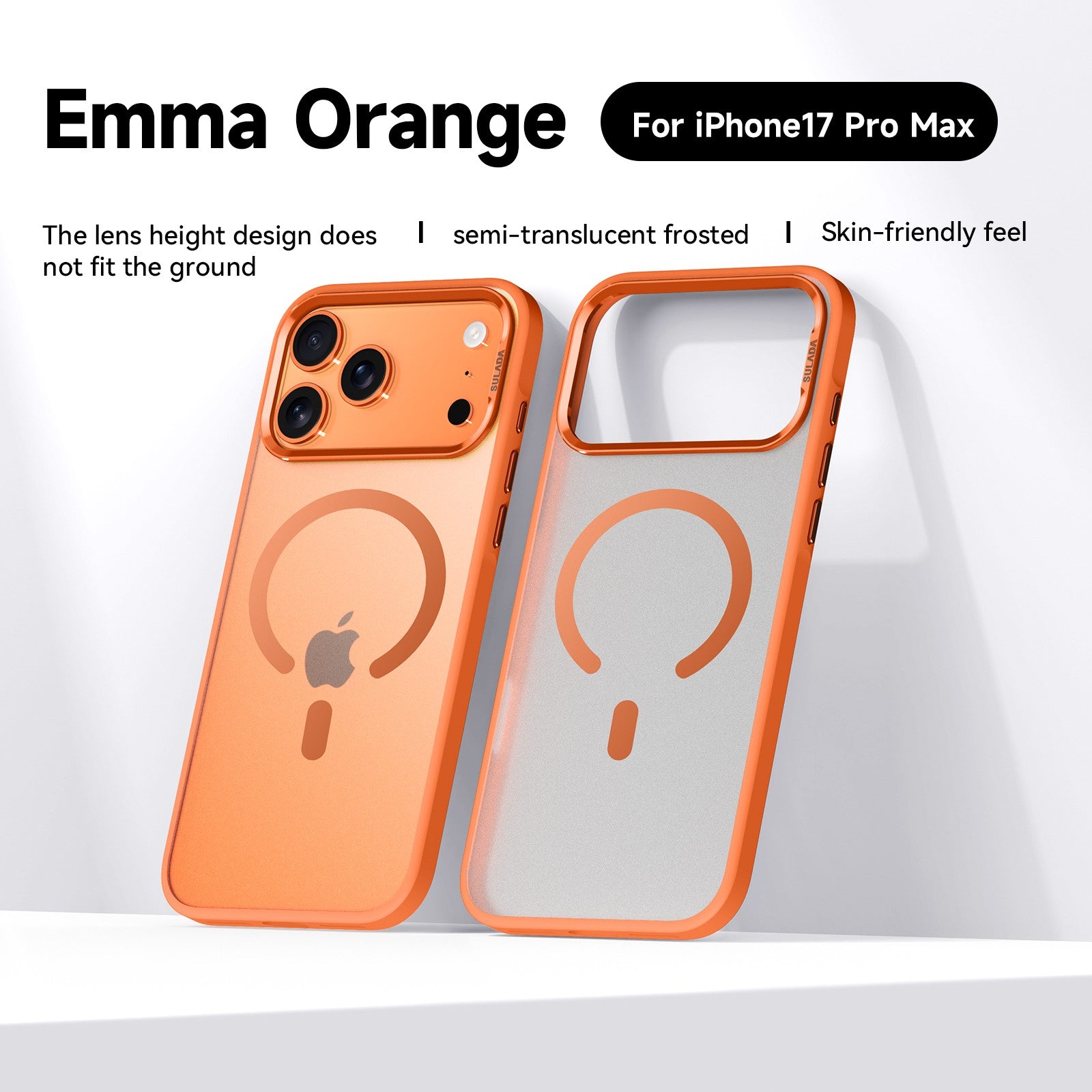 Frosted Magnetic Case Shockproof Hybrid Cover for Iphone 17 Pro Max/17 Pro/17
