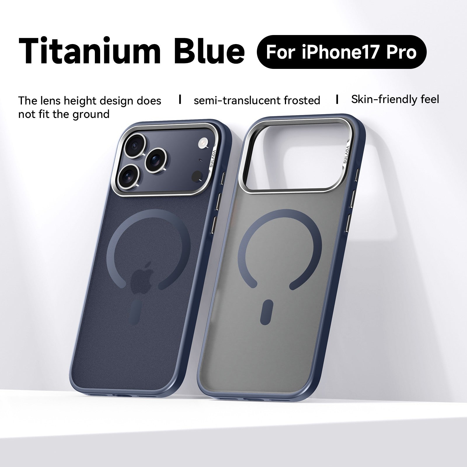 Frosted Magnetic Case Shockproof Hybrid Cover for Iphone 17 Pro Max/17 Pro/17
