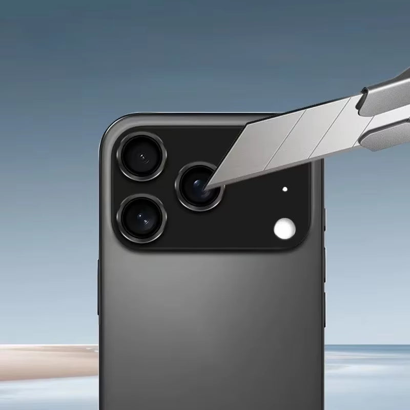 Kevlar Carbon Fiber Full Camera Lens Protector Glass Cover for Iphone 17 Pro Max 17 Air High Quality Phone Lens Accessories Case