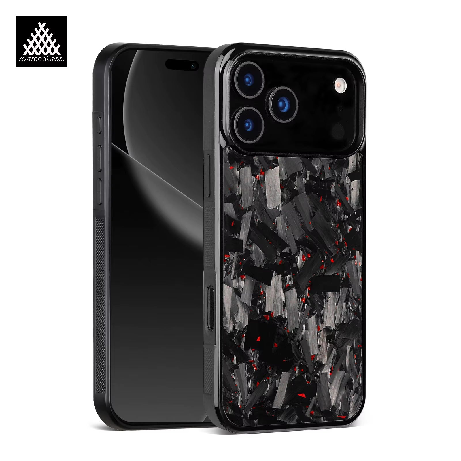 Magnetic Big Colored Forged Carbon Fiber Case for New Iphone 17 Air 17Pro 17 Pro Max Protective Premium Phone Cover with Magsafe