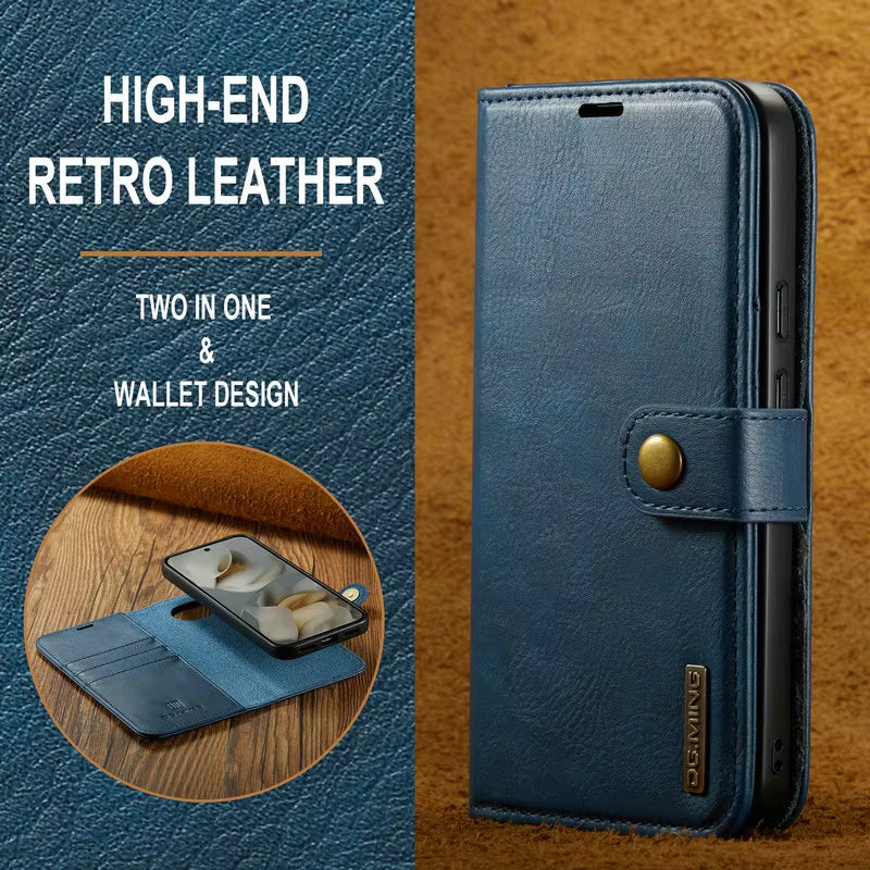 For Iphone 17 Pro Max 5G 2025 Luxury Case 2In1 Detachable Leather Wallet Funda for Iphone 17 Air Case Iphone17 Pro Magnet Cover