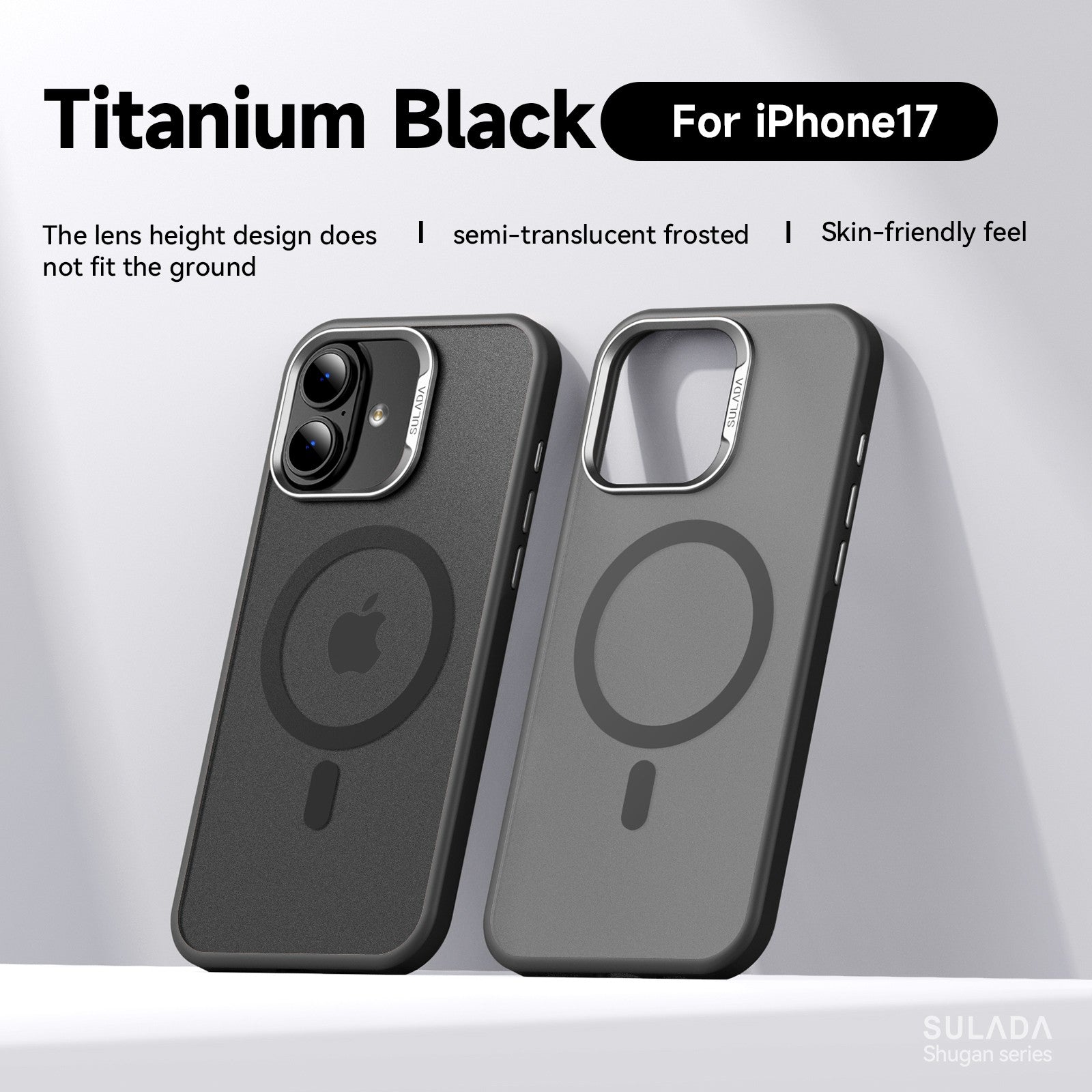 Frosted Magnetic Case Shockproof Hybrid Cover for Iphone 17 Pro Max/17 Pro/17