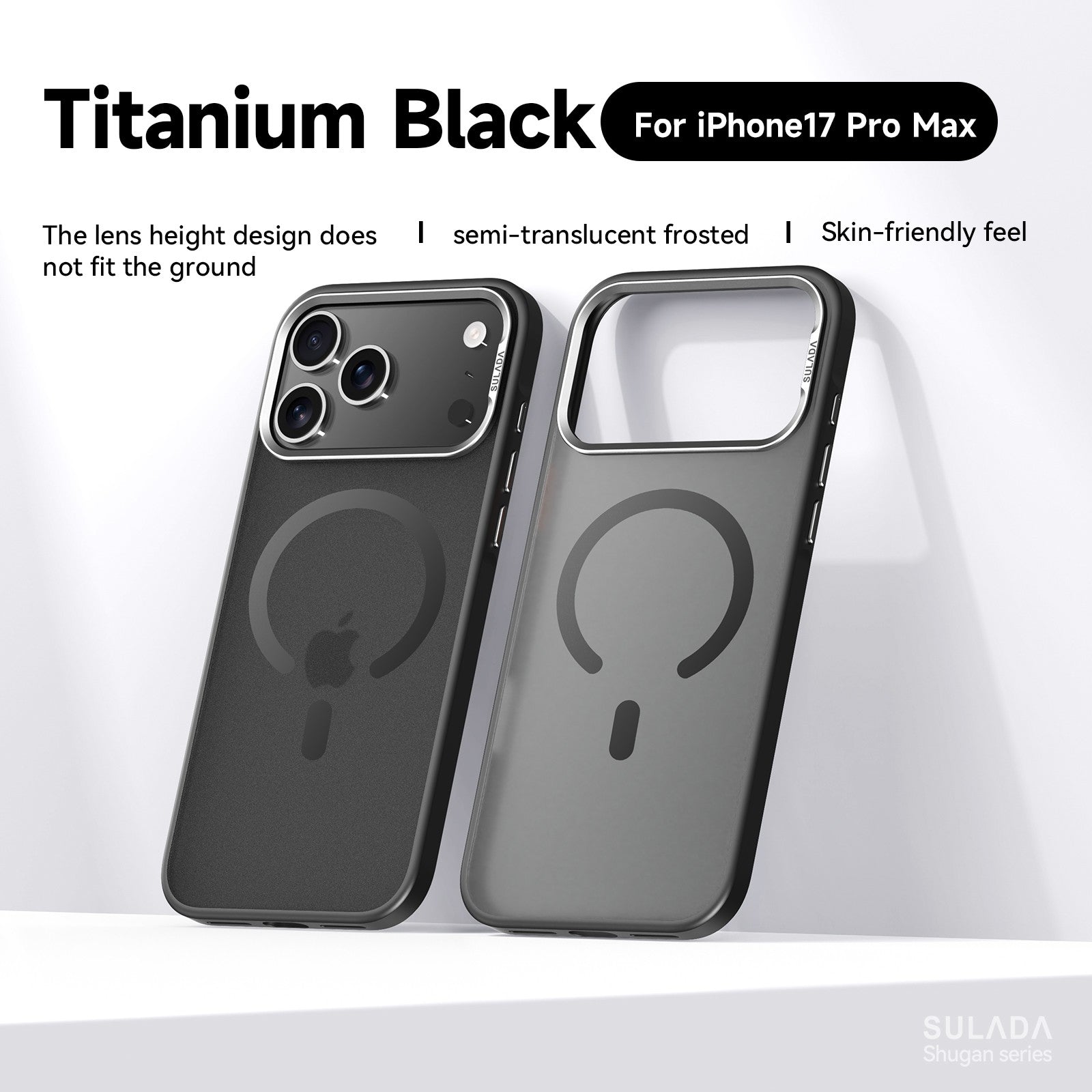 Frosted Magnetic Case Shockproof Hybrid Cover for Iphone 17 Pro Max/17 Pro/17
